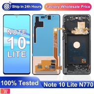 6.7" AMOLED Note10 Lite Screen For Samsung Note 10 lite Display N770 N770F LCD Display Touch Screen 