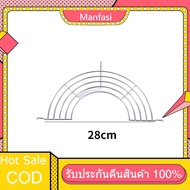 AiUSIEhC ตะแกรงระบายน้ำมันสแตนเลสครึ่งวงกลม อเนกประสงค์ ตะแกรงนึ่งแบบต่อได้ กระทะทอดน้ำมันในครัว ตะแ