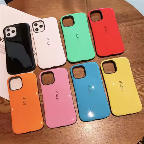 iFace Shockproof Armor Back Case For iPhone 13 Pro Max 15 14 Hybrid Silicone Cover For iPhone 12 Min
