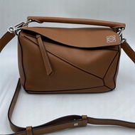 Loewe  羅意威 Puzzle 焦糖色 小號