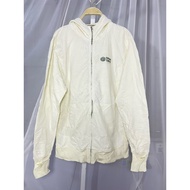 Code 77 New Condition Cream White Front Zip Hoodie With "Cedar Crest" Logo