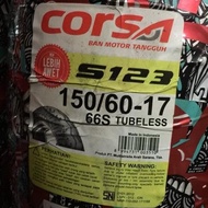 Corsa S123 150/60-17 Tayar Tubeless Tyre Original