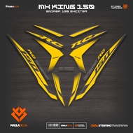 STRIPING MX KING 150 TRANSPARENT UV K79 STICKER Y15ZR SNIPER MXi 150 STICKER MX KING 150 CLEAR