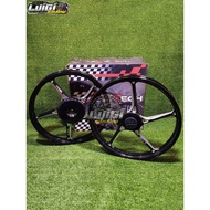 PZ TECH CNC MAGS 17S HONDA CLICK 125 / CLICK 150 MALAYSIAN CONCEPT BLACK