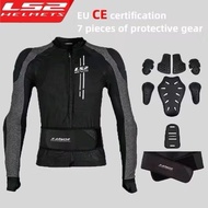 LS2 X ARMOR MAN JACKET BLACK SILVER