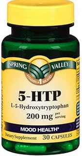 Spring Valley Natural 5-HTP/L-5-Hydroxytryptophan, 200mg, 30 Capsules