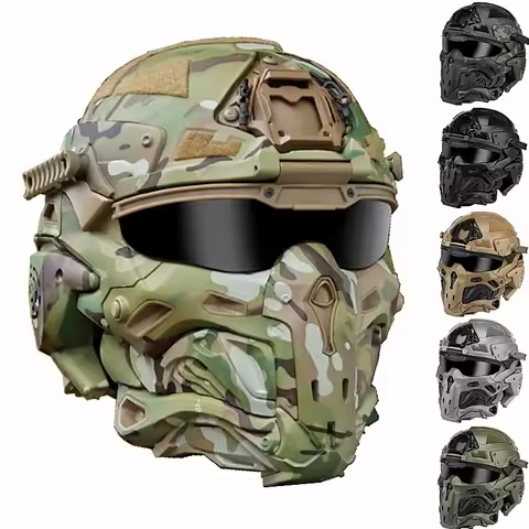 Tactical Command FAST Helmet Built-in Communication Headset Anti-fog Fan W-Ronin Assault Helmet Deta
