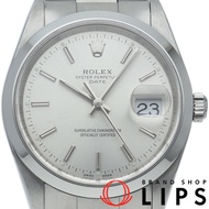นาฬิกาข้อมือผู้ชาย Rolex Oyster Perpetual Date รุ่น 15200(K) ตัวเรือนสแตนเลสสีเงิน สภาพดีเยี่ยม (ปรั