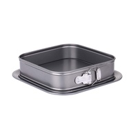 Springform Pan Square Cake Pan 9 Inch Cake Pan Cheesecake Pan with Removable Base Nonstick Cake Deco