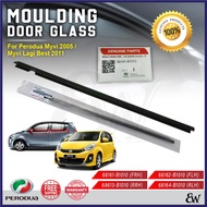 ORIGINAL PERODUA MYVI OLD LAGI BEST ICON DOOR GLASS MOULDING 2005-2018 SEAL RUBBER OUTER STRIP WINDOW GETAH LUAR TINGKAP