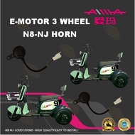 AIMA 3 WHEEL ELECTRIC BICYCLE N8-NJ HORN HON BASIKAL ELEKTRIK 3 RODA