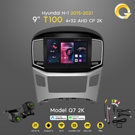 Q7 9 นิ้ว หน้าจอ Android Hyundai H1 2015พร้อม WIFI GPS YouTube 2DIN Apple CarPlay