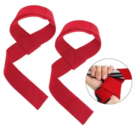 3.8*63cm Weightlifting Hand Belt Anti-Slip Sport Fitness Wrist Wraps Straps Gym Support Lifting Grip
