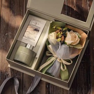 Immense Gift - Flower Bouquet + Reed Diffuser Gift Box - Christmas Gift Ideas