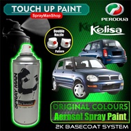 Perodua Kelisa Spray Paint For Touch Up All Original Factory Colours 400ml (2 pattern nozzle)