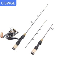 [COD] CISWGE Cần câu 2 đầu 60cm cần câu cá trên băng Mùa Đông Cần câu carbon Cần Câu Cá trên băng