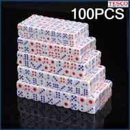 100pcs Plastic Goods Polyhedral Dice Dice Toy Dice Game Dice Shake Plastic Dice Plastic Dice