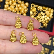 916 Gold Pendant Foot Jinxiangyun Small Gourd Gold Pendant 916