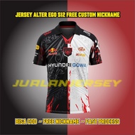 Jersey ALTER EGO EGO S12 HOME& AWAY FREE CUSTOM NICKNAME