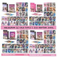 [30Pcs] Hologram Photocard (G)-Idle Contents 30Pcs G-Idle Lomo Card Photo Card Kpop Lomocard Kpopers