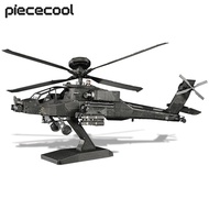 new Piececool Model Building Kits AH-64 Apache Puzzle 3D Jigsaw DIY Toys for Brain Teaser Best Gifts