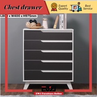 Ready Stock👉EWJ 1010 Chest 5 Drawer / 5 Laci Almari