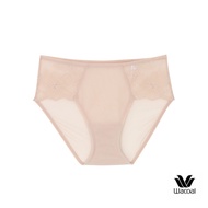 Wacoal Panty กางเกงในรูปแบบ Half ตกแต่งด้วยผ้าลูกไม้ รุ่นWU3C21