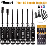 9IMOD RC Hex Driver Set 7pcs 1.5 2.0 2.5mm Hex Allen Screwdriver RC Repair Tools Kit