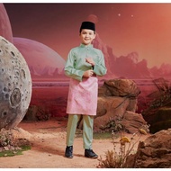 [ KIDS ] Baju Melayu Bulan Bintang 2024 PISTACHIO