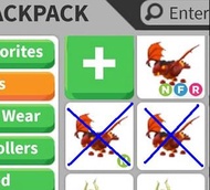 Neon Lava Dragon (adopt me)