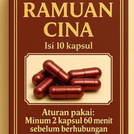 Ramuan Cina isi 10 kapsul pria dewasa original 100%