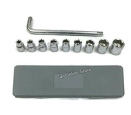Socket Wrench Set 1.5" L Handle 10 Pcs 8 mm- 21 mm Socket 1810