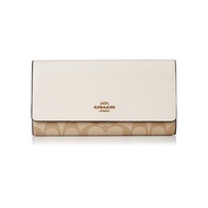 [Coach] Long Wallet Signature Women's Im/Light KhakiChalk