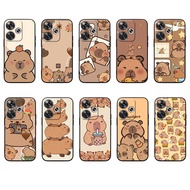 Redmi Note 11 11S PRO 4G 5G K20 K30 K30i Zoom Capybara Soft black TPU phone case
