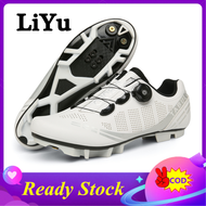 LiYu Popular Cycling Shoes Mtb Shoes For Men and Women Outdoor Cleats Mountain Bike Shoes Professional Cycling Sports Shoes Breathable MTB Bicycle Shoes