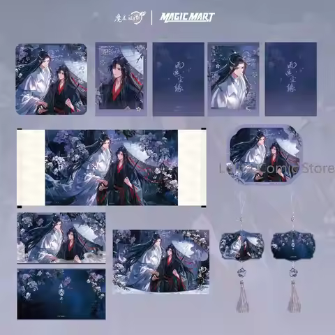 Anime Grandmaster of Demonic Cultivation MDZS Wei Wuxian Wangji Cosplay Pendant Badge Acrylic Orname