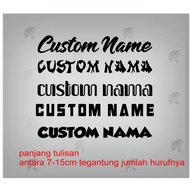 CUSTOM Name Sticker