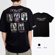 ILLIT T-Shirt Super Real Me ILLIT Members Shirt Illit  Minju, Moka, Wonhee, Iroha, Yunah cotton tee