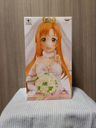 日本景品 日版 EXQ sword art online code register 刀劍神域 亞絲娜 婚紗 造型 figure 模型