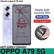 OPPO A79 5G Anti Spy Screen Protector (CERAMIC MATTE PRIVACY)