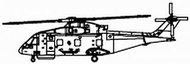 Trumpeter EH101 Helicopter Set (3/Bx) (1/350 Scale)
