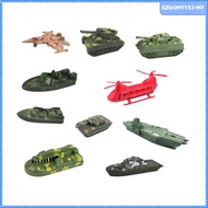 [SzgqmyyxcbMY] 10Pcs Model Ship Model Toy Kit Gift Model Warships Ship Kit for Adults Kids