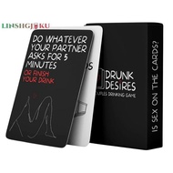 [linshgjkuS] Drunk Lovers Couples Drinking Game - Drunk Desires Card Game, Drunk Lovers Card Game, T