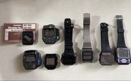 Casio 金石牌 Game JG-100 JG-10 絕版 經典 罕有IR Beam watch   太陽能 Solar energy 當年最薄身電子錶 表情電子錶 本地 Imado classic