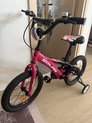 SOLAR 兒童16吋單車 配有輔助輪