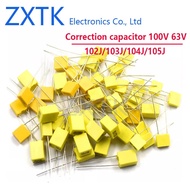 NEW CHIP 10PCS Correction capacitor 100V 63V 102J/103J/104J/105J/222J/223J/333J/472J/473J/562J/682J 
