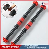 Taixer Solid Dumbbell Bar 1'' Threaded Handle Arm Training Rod Spinlock Collar Nut