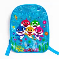 Baby Shark Backpack Boys Girls Kids Bags Kindergarten Shiny Bag Shoulderbag ASD845
