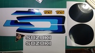 งานสติ๊กเกอร์  sticker สำหรับ suzuki ts125er ลายRM