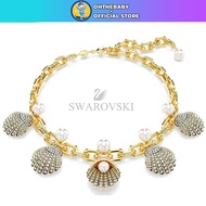 Swarovsk Idyllia Crystal pearls Necklace White Shell Gold  Idyllia Crystal pearls Necklace